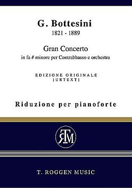 Giovanni Bottesini Notenblätter Konzert fis-Moll Nr.1