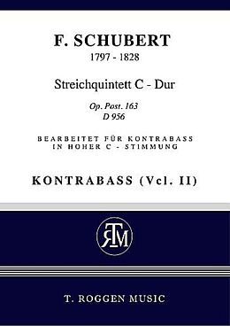 Franz Schubert Notenblätter Quintett C-Dur D956 op.posth.163