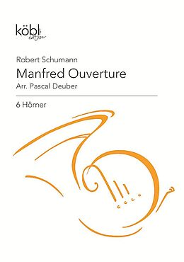 Robert Schumann Notenblätter Manfred Ouvertüre