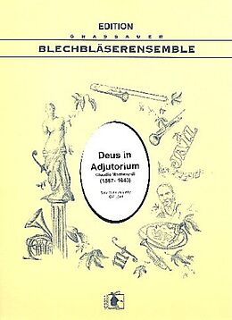 Claudio Monteverdi Notenblätter Deus in adiuutorum