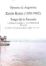 Zenón Rolón Notenblätter Tango de la Zarzuela