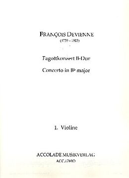 Francois Devienne Notenblätter Konzert B-Dur