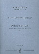 Horst Rudolf Windhagauer Notenblätter Sáppho und Pháon WN2