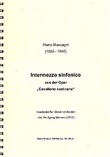 Pietro Mascagni Notenblätter Intermezzo sinfonico
