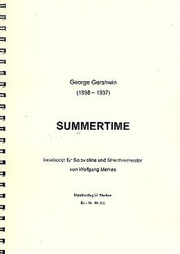 George Gershwin Notenblätter Summertime
