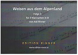 Adi Rinner Notenblätter Weisen aus dem Alpenland Band 3