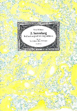 Ernest Krähmer Notenblätter 2. Sammlung leichter und angenehmer Originalstücke op.25