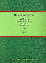 Charles Henri René Boisdeffre Notenblätter 3 Stücke op.26