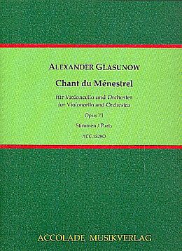 Alexander Glasunow Notenblätter Chant du ménestrel op.71