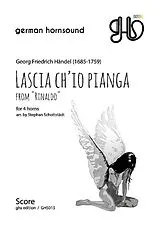Georg Friedrich Händel Notenblätter Lascia chio pianga