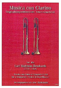Carl Matthias Reinhardt Notenblätter Sonata cum Tubis et Tympanis C-Dur