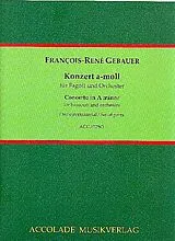 Francois-Réné Gébauer Notenblätter Konzert a-Moll Nr.3
