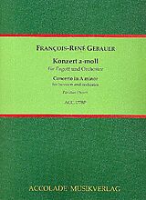 Francois-Réné Gébauer Notenblätter Konzert a-Moll Nr.3