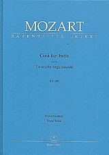 Wolfgang Amadeus Mozart Notenblätter Così fan tutte KV588