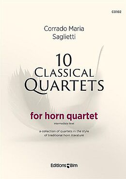 Corrado Maria Saglietti Notenblätter 10 classical Quartets