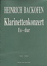 Johann Georg Heinrich Backofen Notenblätter Konzert Es-Dur