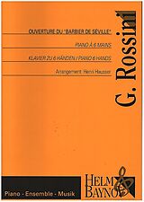 Gioacchino Rossini Notenblätter Ouvertüre zu Der Barbier von Sevilla