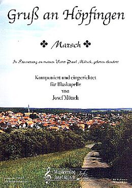 Josef Münch Notenblätter Gruss an Höpfingen
