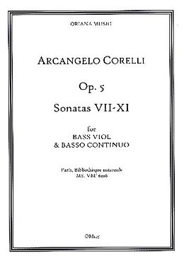 Arcangelo Corelli Notenblätter Sonata op.5 no.7-11