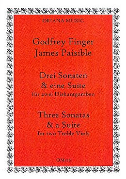 Gottfried Finger Notenblätter 3 Sonaten und eine Suite
