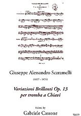 Alessandro Giuseppe Scaramelli Notenblätter Variazioni brillanti op.13