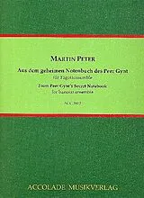 Martin Peter Notenblätter Aus dem geheimen Notenbuch des Peer Gynt