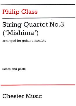 Philip Glass Notenblätter String Quartet no.3 (Mishima)