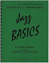 Tony D'Aveni Notenblätter Jazz Basics vol.2 - Approach Notes