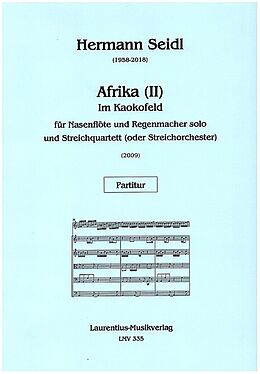 Hermann Seidl Notenblätter Afrika (II) - Im Kaokofeld