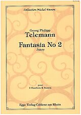 Georg Philipp Telemann Notenblätter Fantasia No2 Jazzy