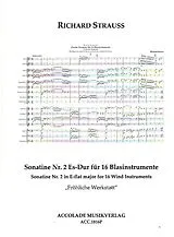 Richard Strauss Notenblätter Sonatine Nr.2 Es-Dur Fröhliche Werkstatt