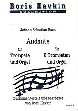 Johann Sebastian Bach Notenblätter Andante