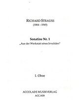 Richard Strauss Notenblätter Sonatine Nr.1 F-Dur Aus der Werkstatt eines Invaliden