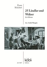 Franz Schubert Notenblätter 25 Ländler und Walzer