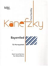 Konrad Max Kunz Notenblätter Bayernlied