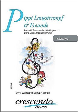  Notenblätter Pippi Langstrumpf und Freunde