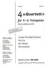  Notenblätter 4 x Quartett + Band 3