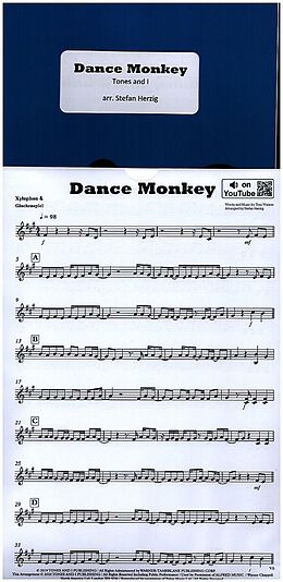 Toni (Tones and I) Watson Notenblätter Dance Monkey