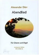 Alexander Därr Notenblätter Abendlied