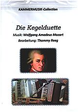Wolfgang Amadeus Mozart Notenblätter Die Kegelduette