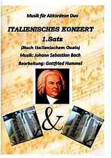 Johann Sebastian Bach Notenblätter Italienisches Konzert 1. Satz BWV971