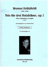 Werner Krützfeldt Notenblätter Trio für 3 Holzbläser op.1
