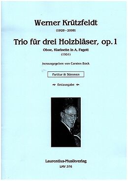 Werner Krützfeldt Notenblätter Trio für 3 Holzbläser op.1