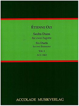 Etienne Ozi Notenblätter 6 Duos Band 1 (Nr.1-3)