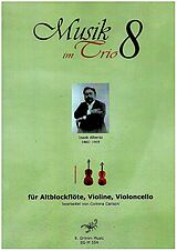Isaac Manuel Albéniz Notenblätter Musik im Trio Band 8