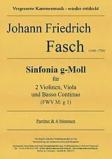 Johann Friedrich Fasch Notenblätter Sinfonia g-Moll FWV M-g1