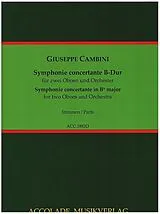 Giuseppe Maria Gioaccino Cambini Notenblätter Symphonie concertante B-Dur