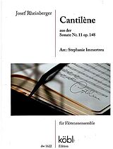 Joseph Gabriel Rheinberger Notenblätter Cantilène aus der Sonate Nr.11 op.148