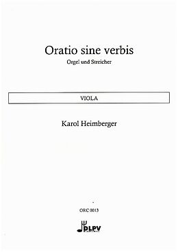 Karol Heimberger Notenblätter Oratio sine verbis