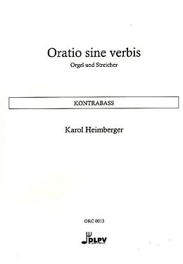 Karol Heimberger Notenblätter Oratio sine verbis